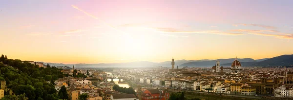 Pôr do sol de verão Firenze — Fotografia de Stock
