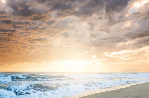 Clear deniz günbatımı — Stok fotoğraf