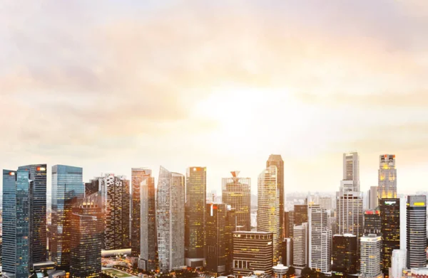 Singapore panoramic view — Stock Photo, Image