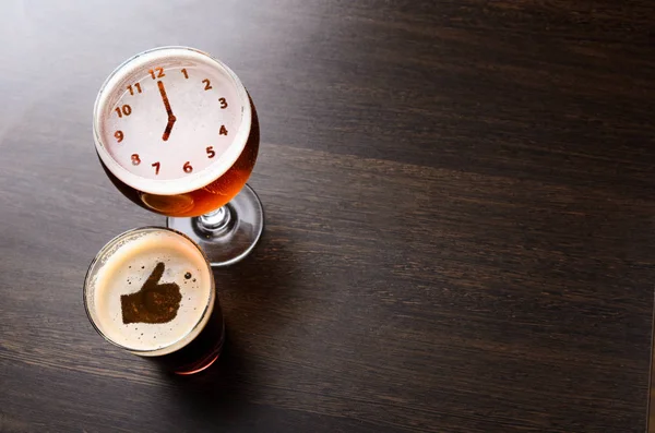 Tijd voor vers bier — Stockfoto