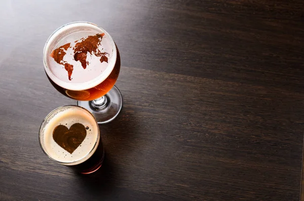 Wereldwijd bier genegenheid — Stockfoto