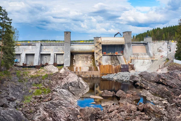 Barragem em Imatra, Finlândia — Fotografia de Stock