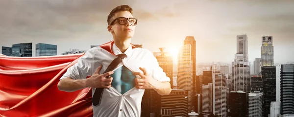 Business super hero — Stock Photo, Image