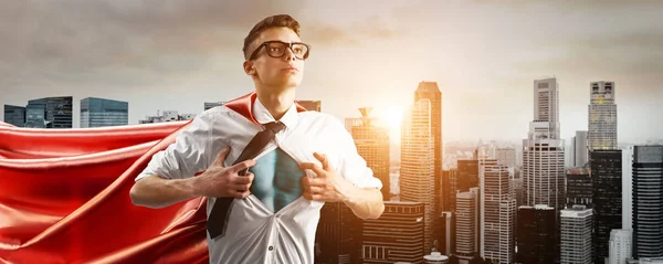 Business super hero — Stock Photo, Image