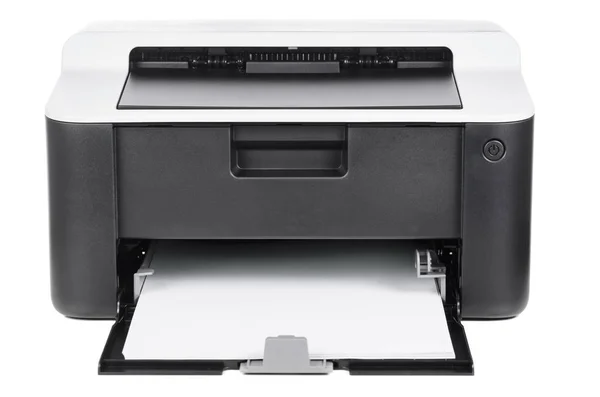 孤立的紧凑打印机 — 图库照片