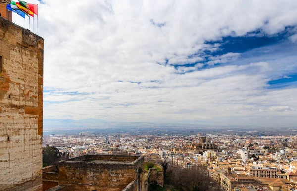 Granada weergave Andalusië, Espana — Stockfoto