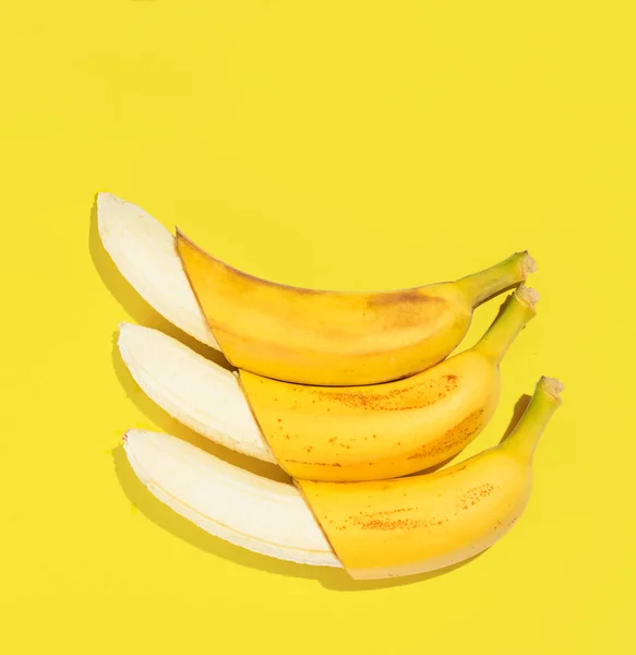 Fondo de plátano plano — Foto de Stock