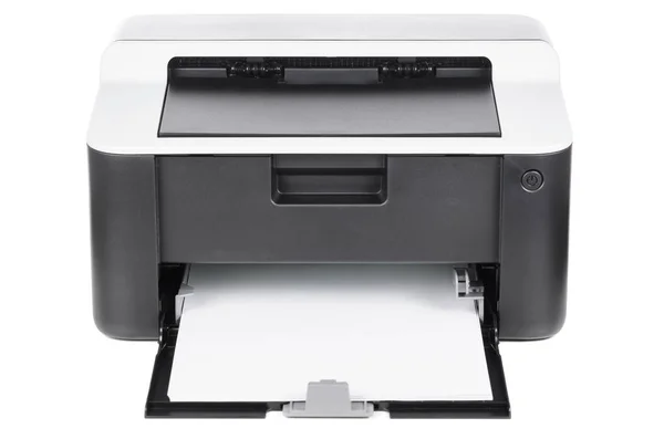 孤立的紧凑打印机 — 图库照片