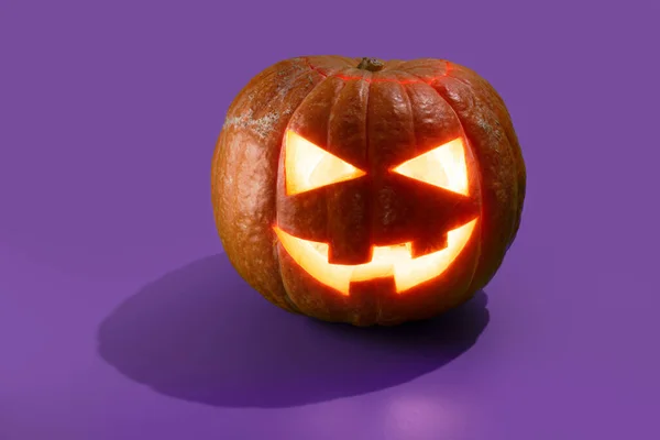 Halloweenpompoen of Jack oLantern — Stockfoto