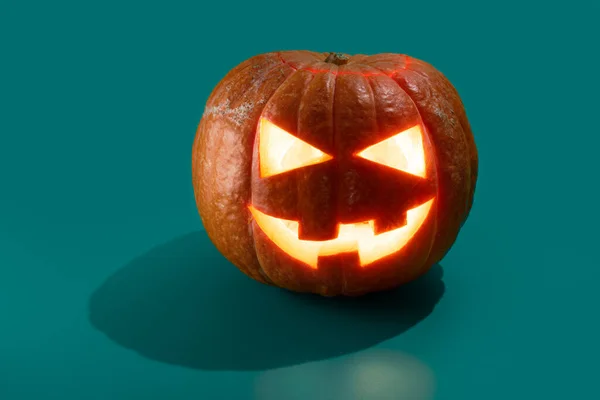 Halloweenpompoen of Jack oLantern — Stockfoto