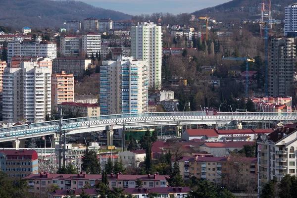 Stadsgezicht Sotsji. Rusland — Stockfoto