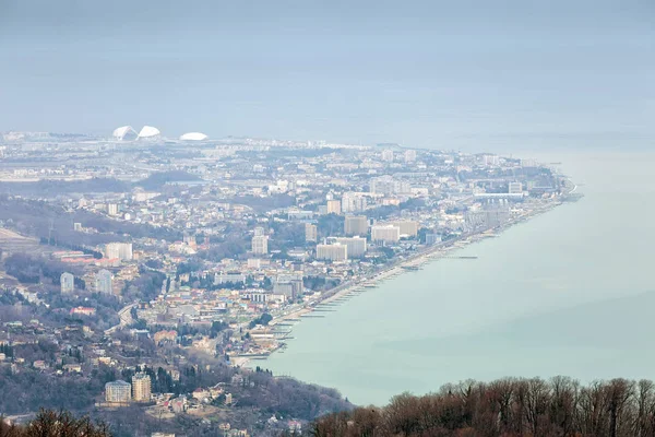 Adler Cape nella foschia. Sochi. Russia — Foto Stock