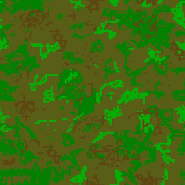 Sorunsuz kamuflaj piksel deseni