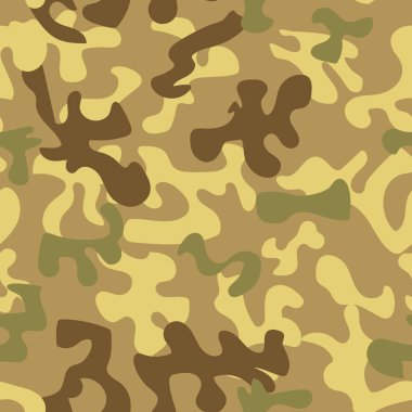 Yeşil tonlarda sorunsuz kamuflaj deseni