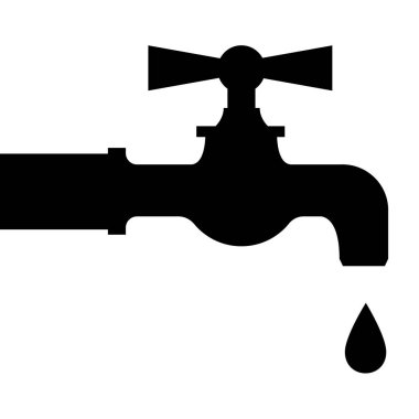 Su damlacıkları musluk