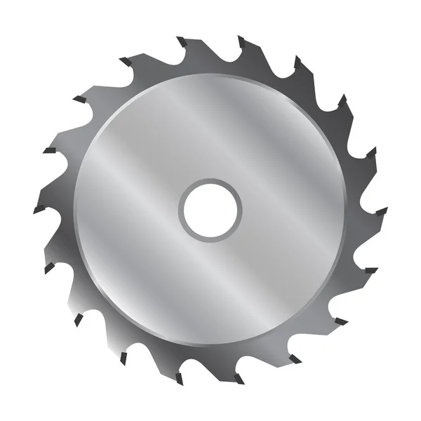 Circular saw blade. — Stock Vector
