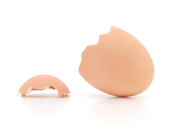 Strusiego jaja na białym tle — Zdjęcie stockowe