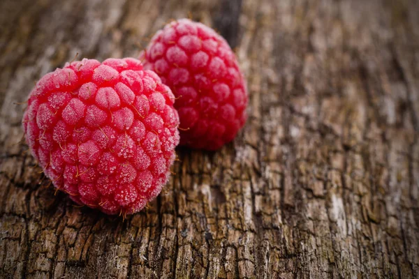 Fresh frozen berries raspberry. — Stock Photo, Image