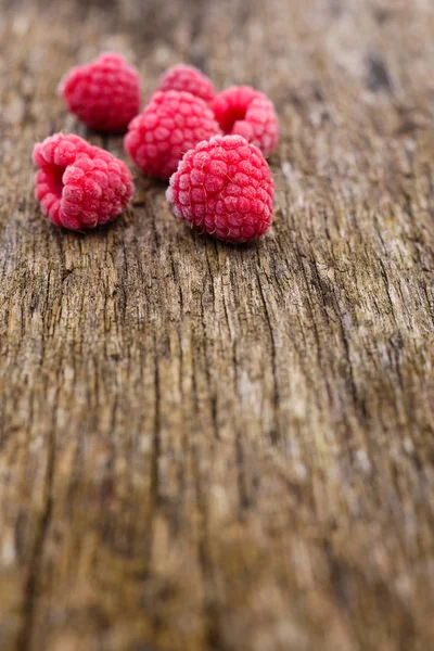 Fresh frozen berries raspberry. — Stock Photo, Image
