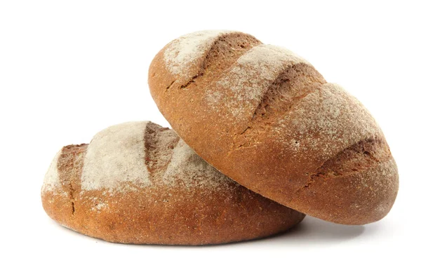 Bread on white — Stock Photo, Image