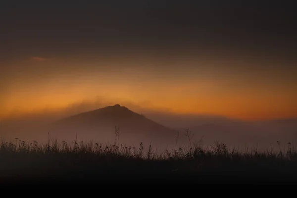Nevoeiro da manhã — Fotografia de Stock