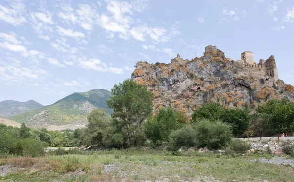 Ruines Une Forteresse Médiévale Atskuri Géorgie Sud République Géorgie — Photo