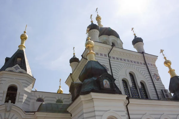 Cúpulas Foros Iglesia Crimea Verano — Foto de Stock