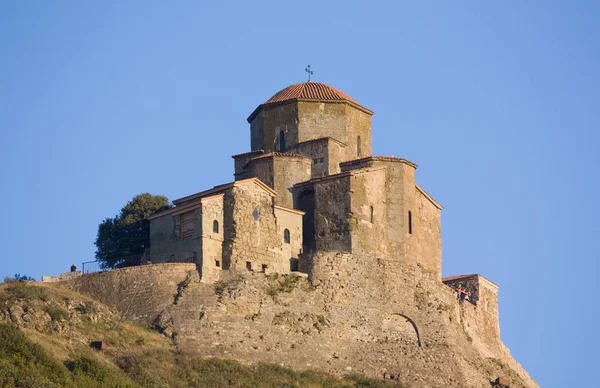 Jvari Mosteiro Ortodoxo Georgiano Século Perto Mtskheta Símbolo Mais Famoso — Fotografia de Stock