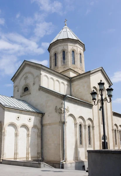 Kashveti Kostel Svatého Jiří Centru Tbilisi Rustaveli Avenue — Stock fotografie