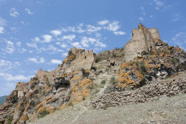 Ruínas Uma Fortaleza Medieval Atskuri Geórgia Sul República Geórgia — Fotografia de Stock