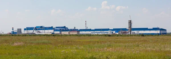 Abinsk Russia June 2013 Abinsk Electrometallurgical Plant Large Enterprise Krasnodar — Stock Photo, Image