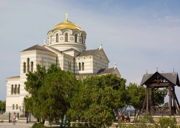 Catedral Vladimir Los Chersonesos Taurica Sebastopol Crimea — Foto de Stock