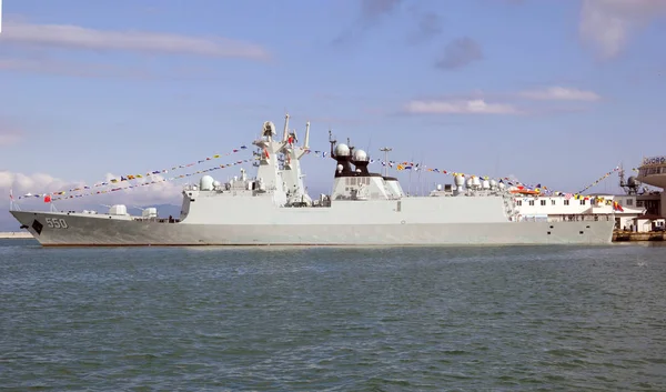 Novorossiysk Russia May 2015 Missile Frigates Naval Forces Republic China — Stock Photo, Image