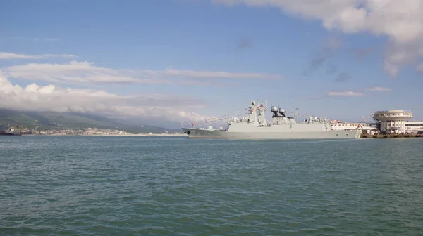 Novorossiysk Russia May 2015 Missile Frigates Naval Forces Republic China — Stock Photo, Image