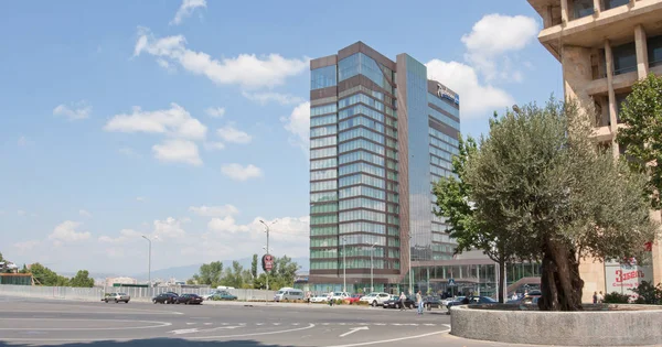 Radisson Blue Iveria Hotel Гостиница Центре Тбилиси Расположенная Площади Революции — стоковое фото