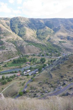 Vardzia civarında Mtkvari Nehri'nin üst ulaşır. Caucasus Gürcistan Cumhuriyeti