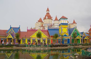 Sochi, Rusya Federasyonu-Ağustos 9,2014: Eğlence parkı 