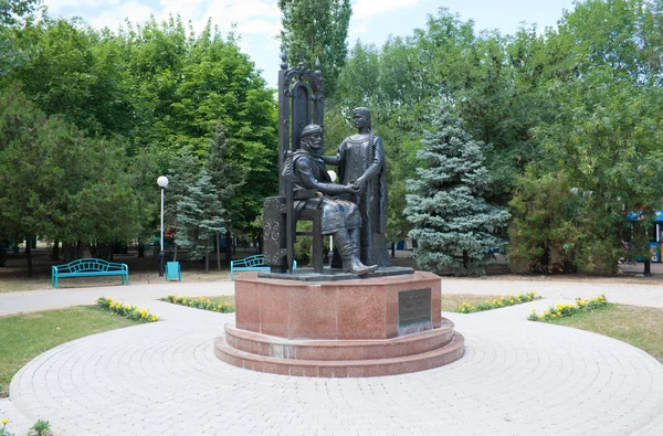 Yeysk Krasnodar Region Russia June 2012 Monument Holy Pious Prince — Stock Photo, Image