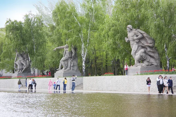 Volgograd Rusland Mei 2011 Sculptuur Het Historische Memorial Complex Mamaev — Stockfoto