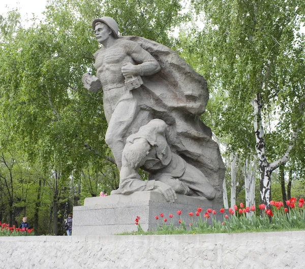 Volgograd Rusya Mayıs 2011 Tarihsel Anıt Kompleksi Mamaev Kurgan Volgograd — Stok fotoğraf