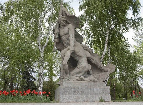 Volgograd Ryssland Maj 2011 Skulptur Komplexet Historiska Minnesmärken Mamaev Kurgan — Stockfoto