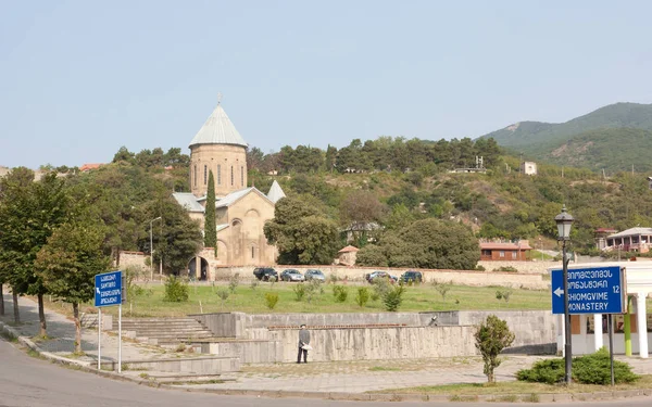 Mtskheta Georgia Agosto 2013 Samtavro Transfiguração Igreja Ortodoxa Nunnery Nino — Fotografia de Stock