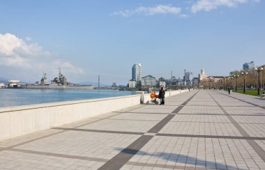 Novorossiysk, Rusya Federasyonu - 23 Nisan 2010: Amiral Serebryakov setin Novorossiysk