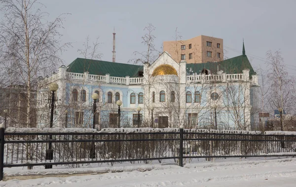 Yakutsk Russia March 2019 Urban Landscape Yakutsk City Winter — Stockfoto