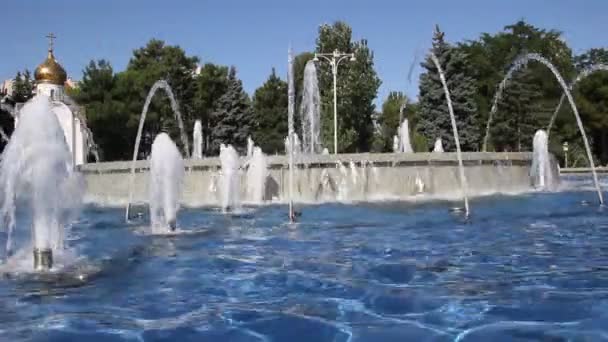 Anapa Ryssland Juli 2017 Fontänen Anapa Stad Anapa Semesterort Krasnodar — Stockvideo