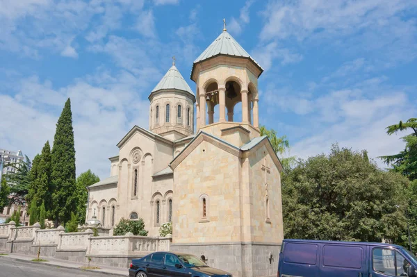 Iglesia San Jorge Kashveti Centro Tiflis Situada Avenida Rustaveli — Foto de Stock