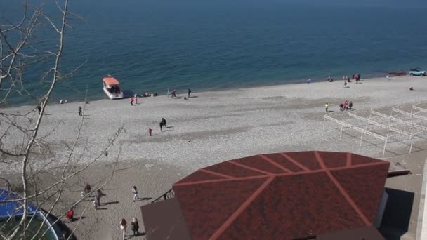 Sochi Russie Mars 2017 Côte Mer Noire Dans District Sotchi — Video