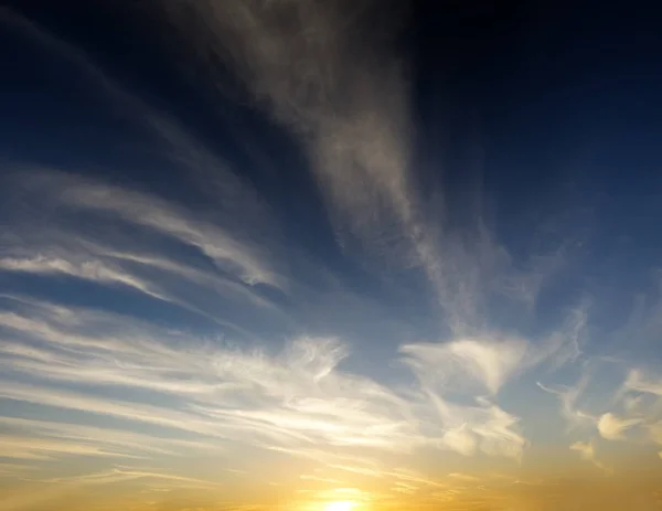 夕焼け空の背景 — ストック写真