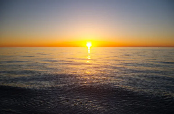 Havet solnedgång. naturen sammansättning. — Stockfoto