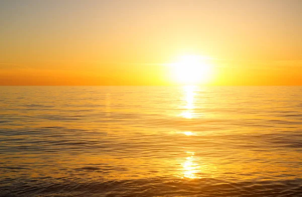 Puesta de sol mar —  Fotos de Stock